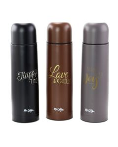Mr. Coffee Luster Javelin 3 Piece 16 Ounce Stainless Steel Thermal Travel Bottle Set in Assorted Colors