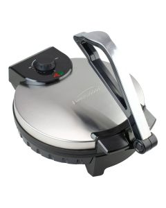 Brentwood 12 Inch Stainless Steel Nonstick Electric Tortilla Maker