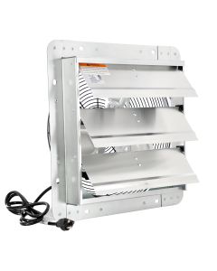 Vie Air 12 Inch Shutter Exhaust Fan with Power Cord